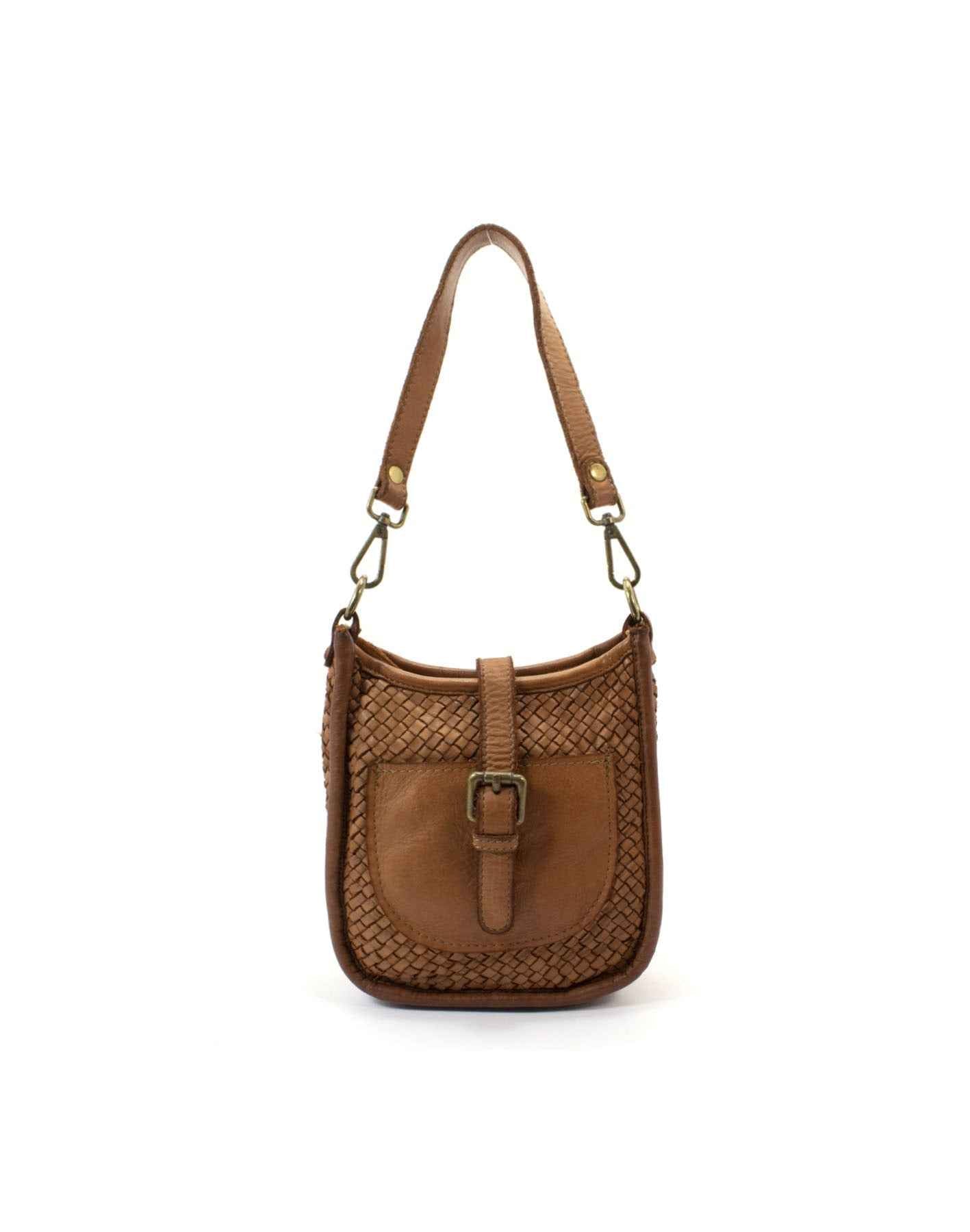 BZNA Bag Krista Cognac Italy Designer Beutel Umhängetasche Damen Handtasche