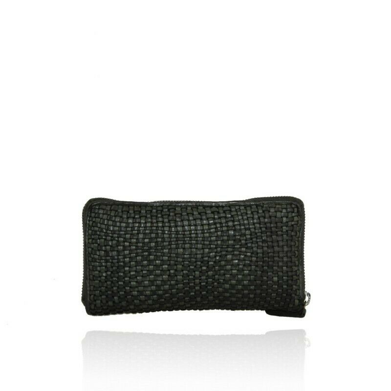 BZNA Berlin Zoya Grün Wallet Leather Leder Portemonnaie Geldbörse Clutch - B Z N A