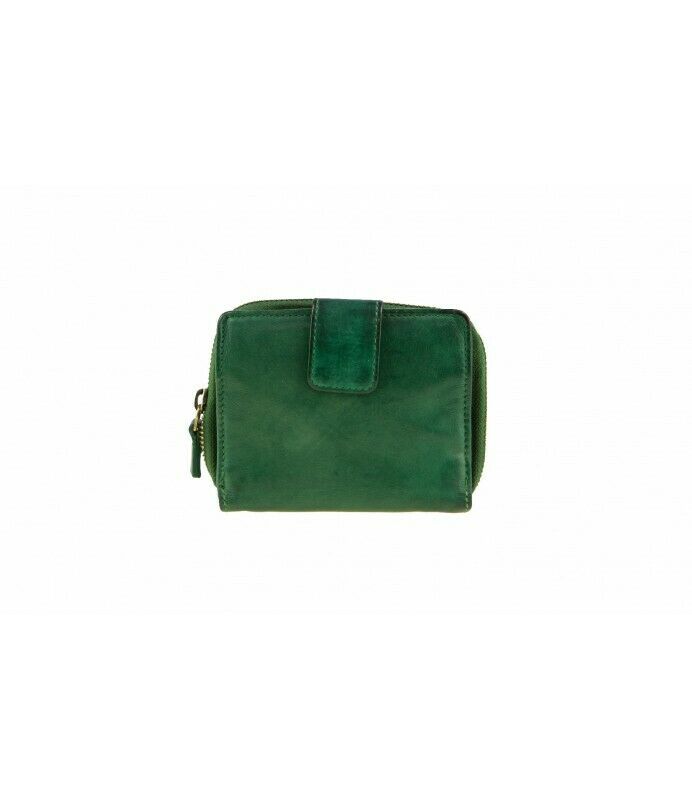 BZNA Berlin Zlata Grün B Wallet Leather Leder Portemonnaie Geldbörse Clutch - B Z N A