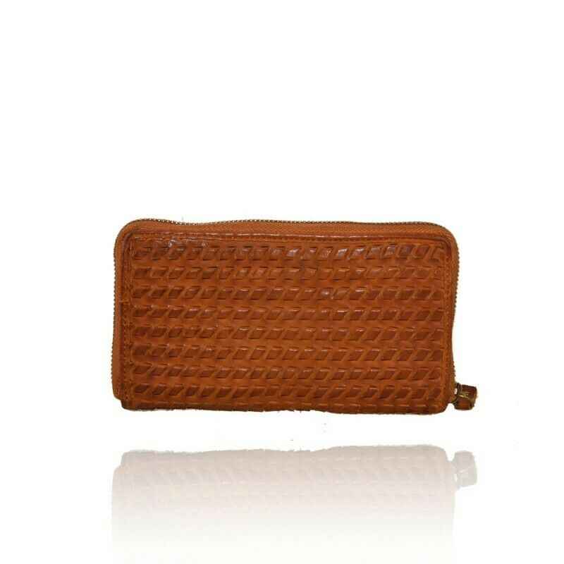 BZNA Berlin Tessa Cognac B Wallet Leather Leder Portemonnaie Geldbörse Clutch