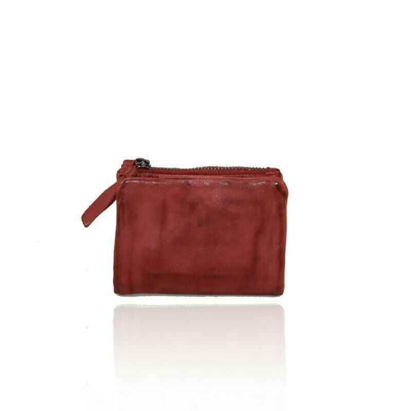BZNA Berlin Sierra Rot Wallet Leather Leder Portemonnaie Geldbörse Clutch