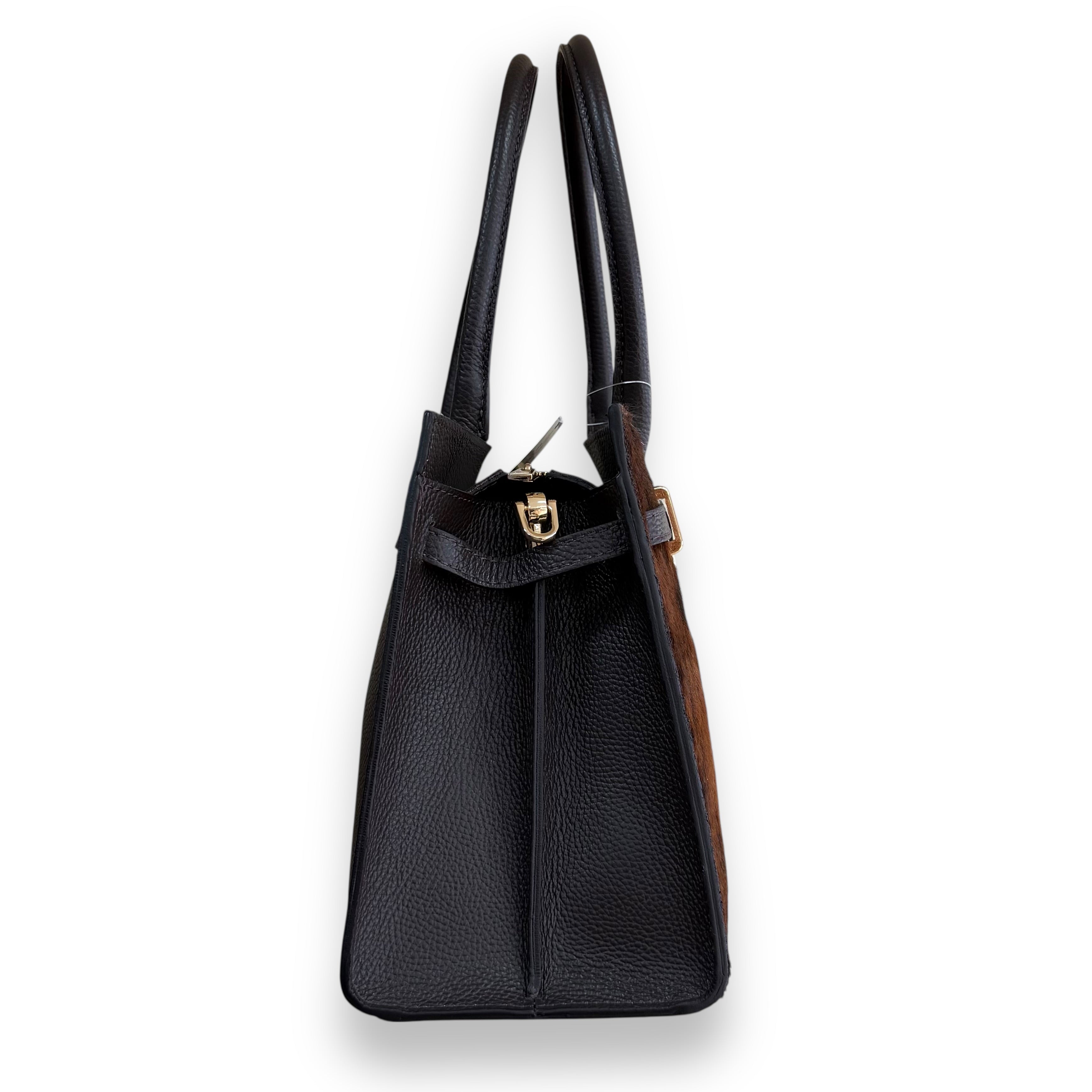 BZNA Bag BO6980 Mac. Cucio Cavalino Echtfell Italy Damen Shopper Handtasche Schultertasche Tasche - B Z N A