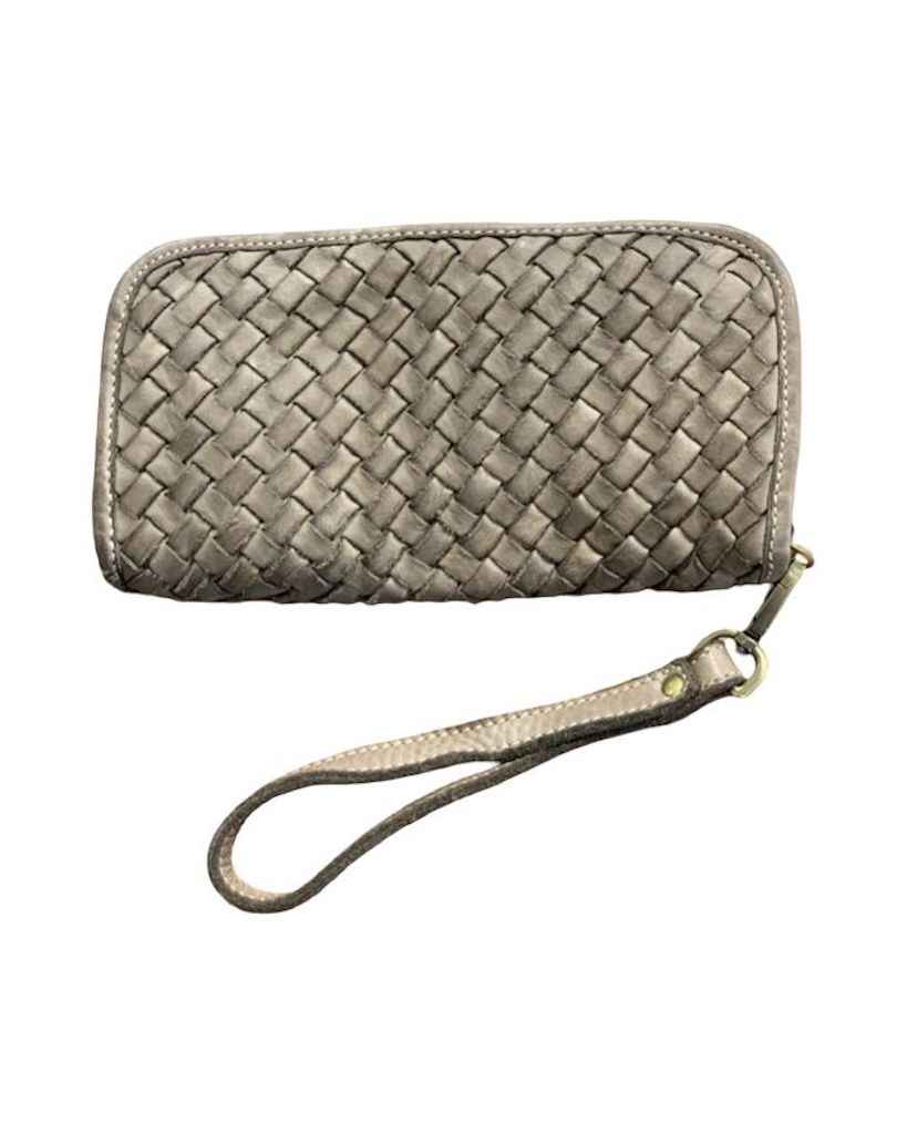 BZNA Berlin Mira Taupe Wallet Leather Leder Portemonnaie Geldbörse Clutch
