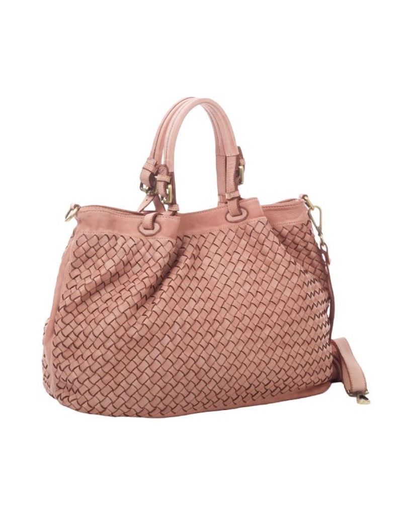 BZNA Bag Fina small Rosa Italy Designer Damen Handtasche Schultertasche Tasche Shopper Neu - B Z N A