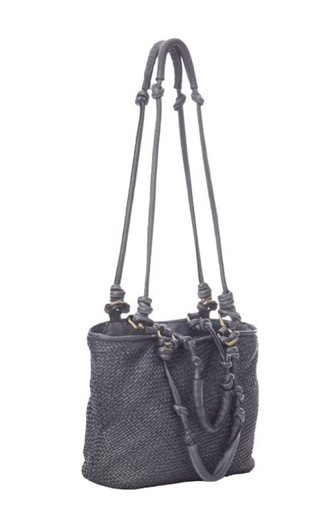 BZNA Umhängetasche Sienna Grau Designer Beutel Handtasche Schultertasche - B Z N A