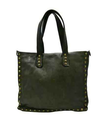 BZNA Bag Pluto Grün Italy Designer Umhängetasche Damen Handtasche Leder