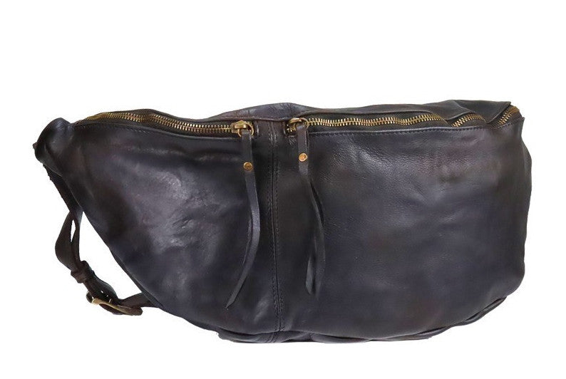 BZNA Bag Luigi Braun Italy Designer Gürteltasche Bauchtasche Fanny Bag Umhängetasche Schultertasche Tasche Leder Shopper Neu - B Z N A
