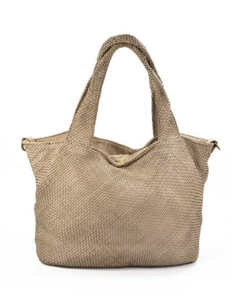 BZNA Bag Sana Beige Italy Designer Damen Handtasche Schultertasche Tasche - B Z N A