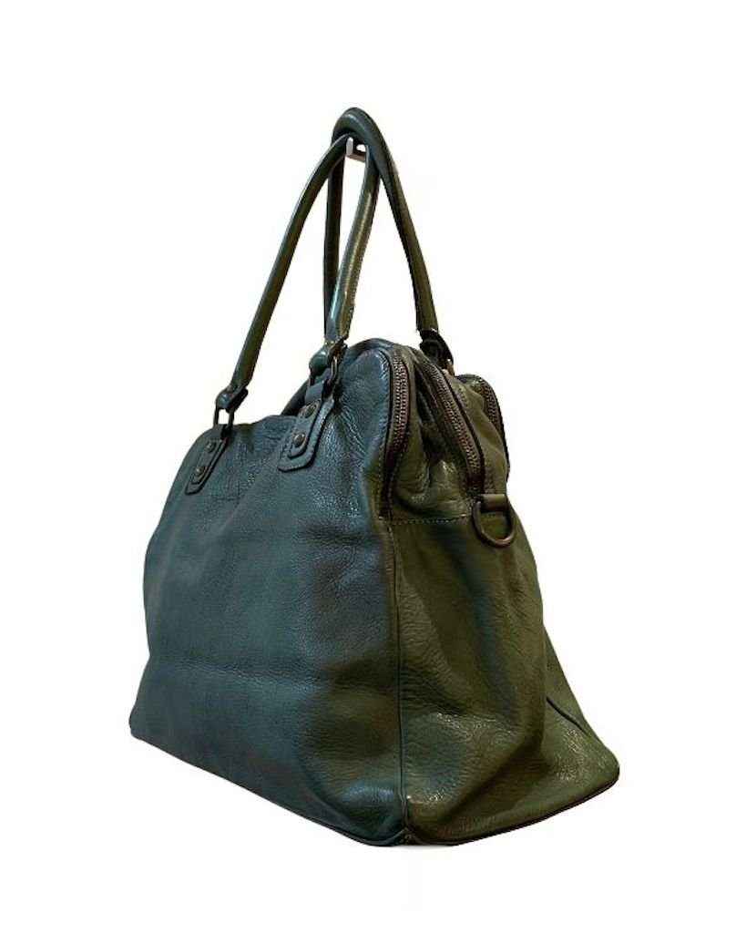 BZNA Bag Lue Grün Italy Designer Messenger Damen Handtasche Schultertasche Shopper