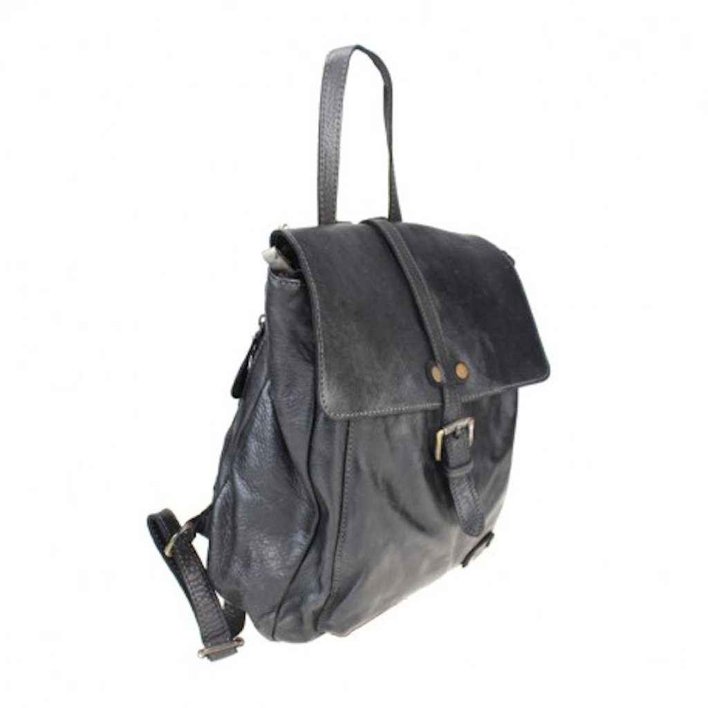 BZNA Bag Palma Cognac Backpacker Designer Rucksack Handtasche Schultertasche