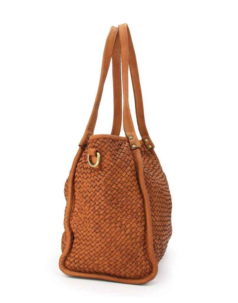 BZNA Bag Buca Grün Italy Designer Leder Schulter Ledertasche Shopper Ledertasche