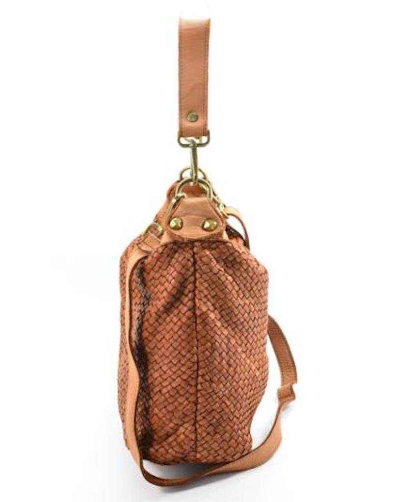 BZNA Bag Briana Gelb Italy Designer Beutel Umhängetasche Damen Handtasche Leder