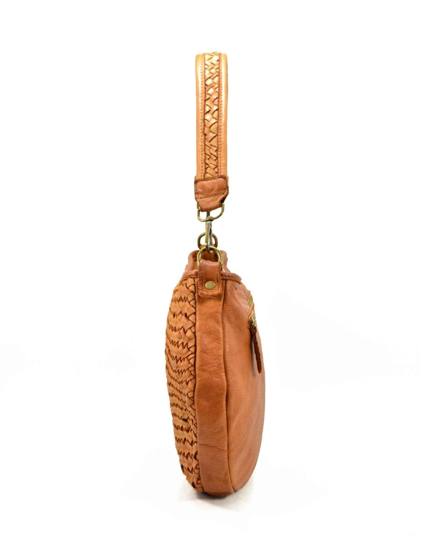 BZNA Bag Alesa Pink Italy Designer Beutel Umhängetasche Damen Handtasche Leder