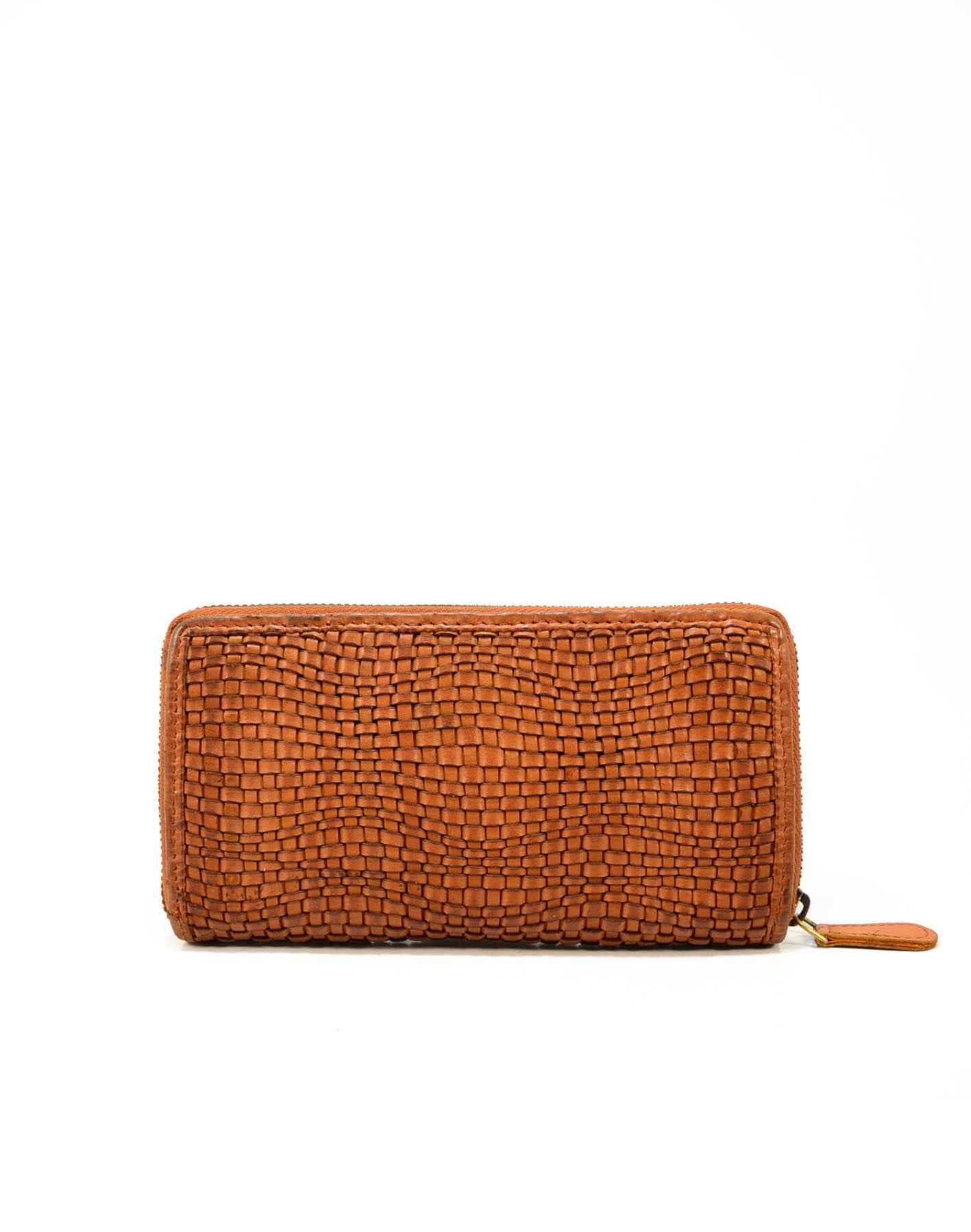 BZNA Berlin Alba Cognac Wallet Leather Leder Portemonnaie Geldbörse Clutch
