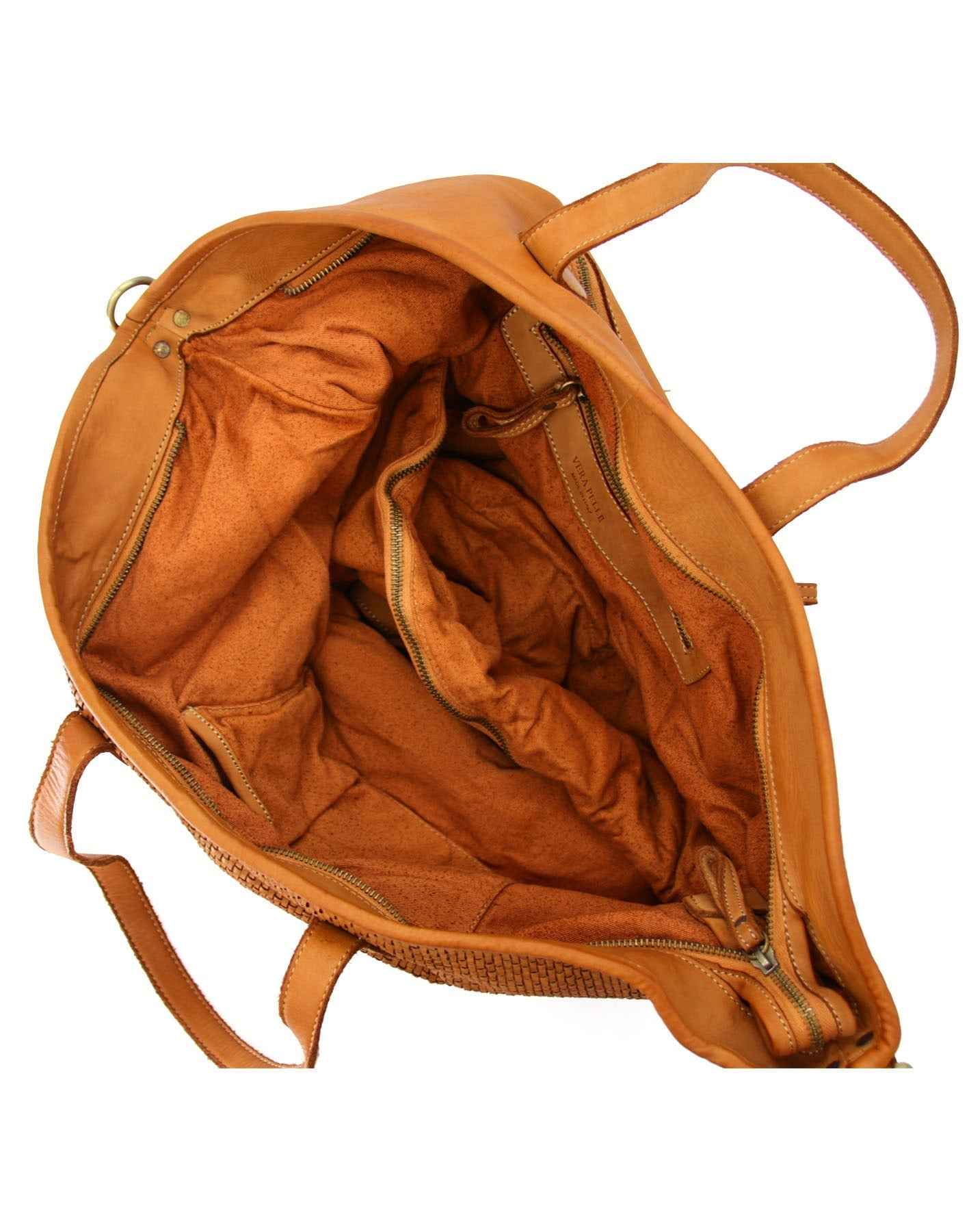 BZNA Bag Patch Grün  Designer XXL Shopper Damen Handtasche Schultertasche