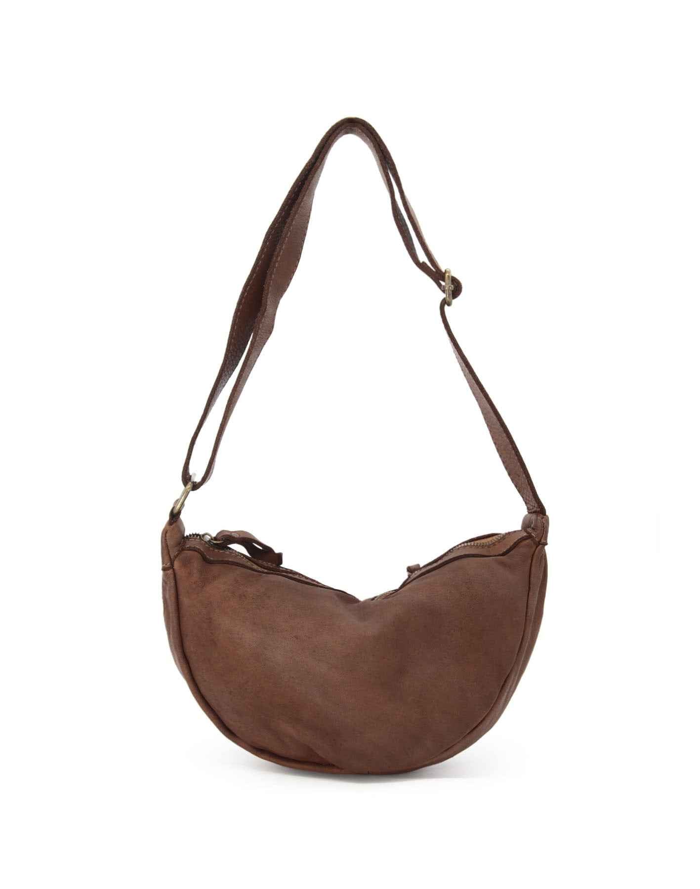 BZNA Bag Lui412 Braun Italy Designer Gürteltasche Bauchtasche Fanny Bag Umhängetasche Schultertasche Tasche Leder Shopper Neu