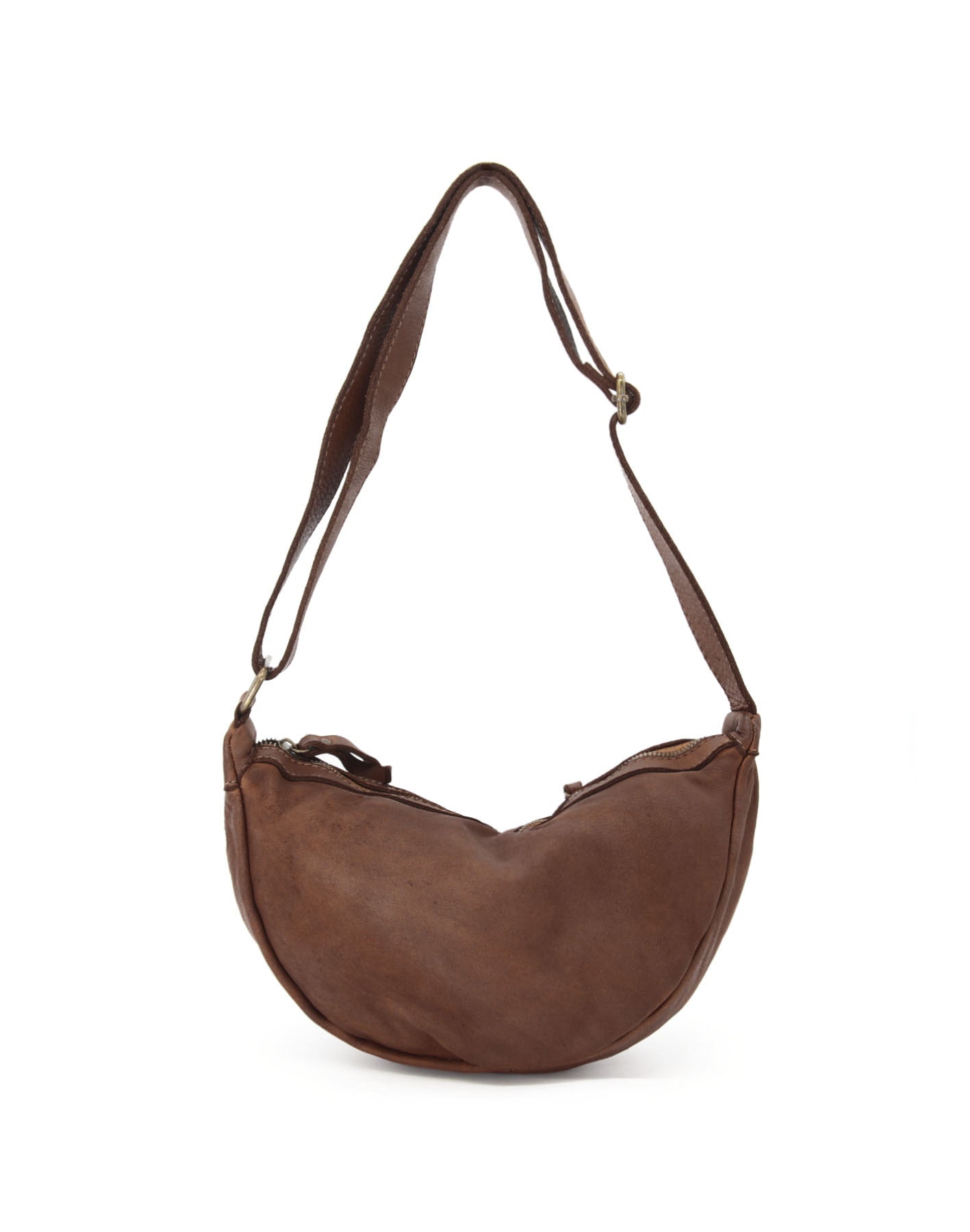 BZNA Bag Lui412 Braun Italy Designer Gürteltasche Bauchtasche Fanny Bag Umhängetasche Schultertasche Tasche Leder Shopper Neu - B Z N A