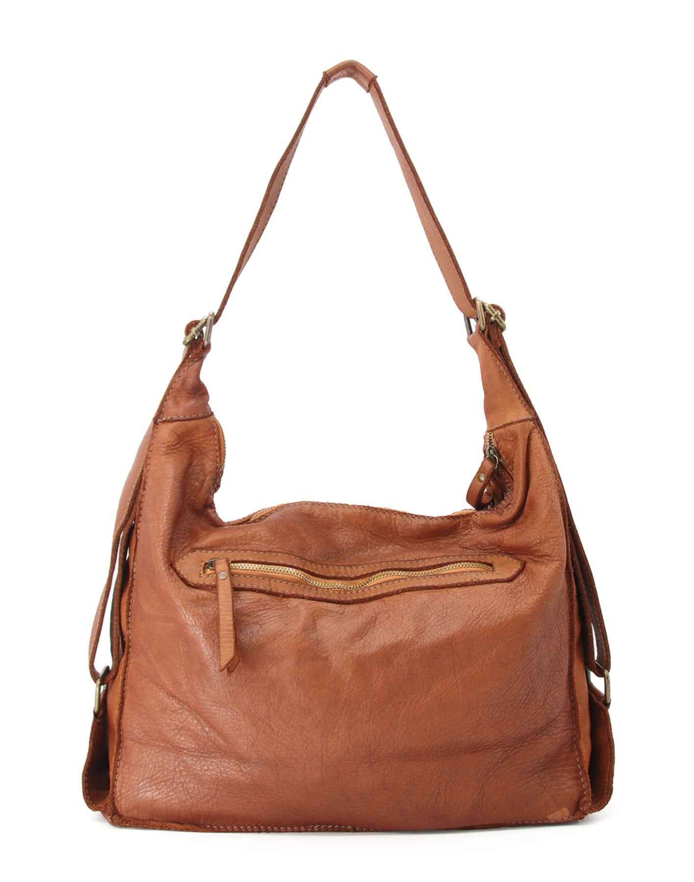 BZNA Bag Lory Black Backpacker Designer Rucksack Damenhandtasche Schultertasche