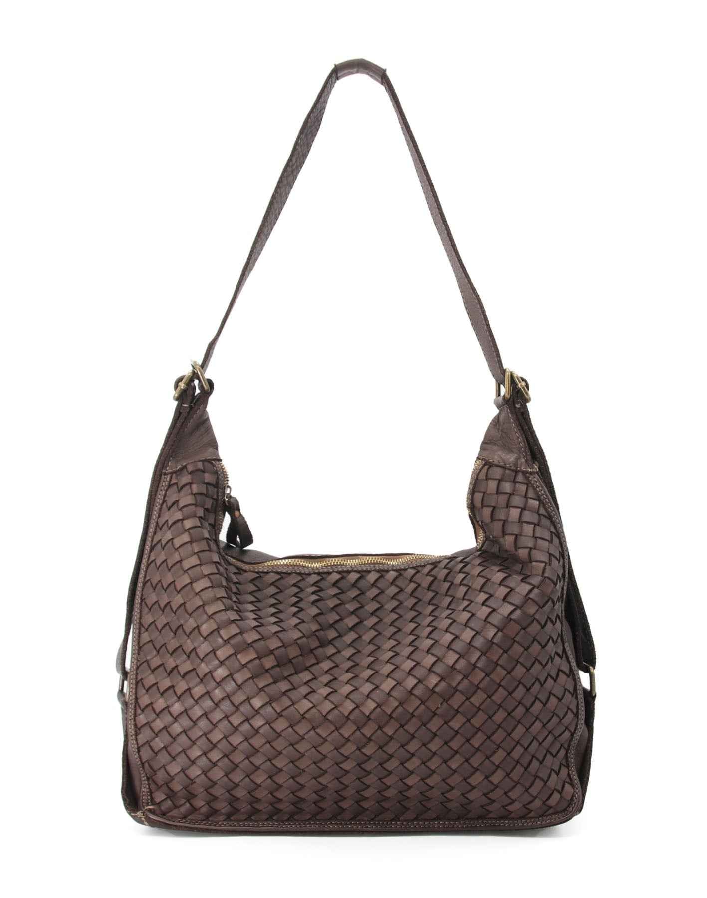 BZNA Bag Lory Braun Backpacker Designer Rucksack Damenhandtasche Schultertasche