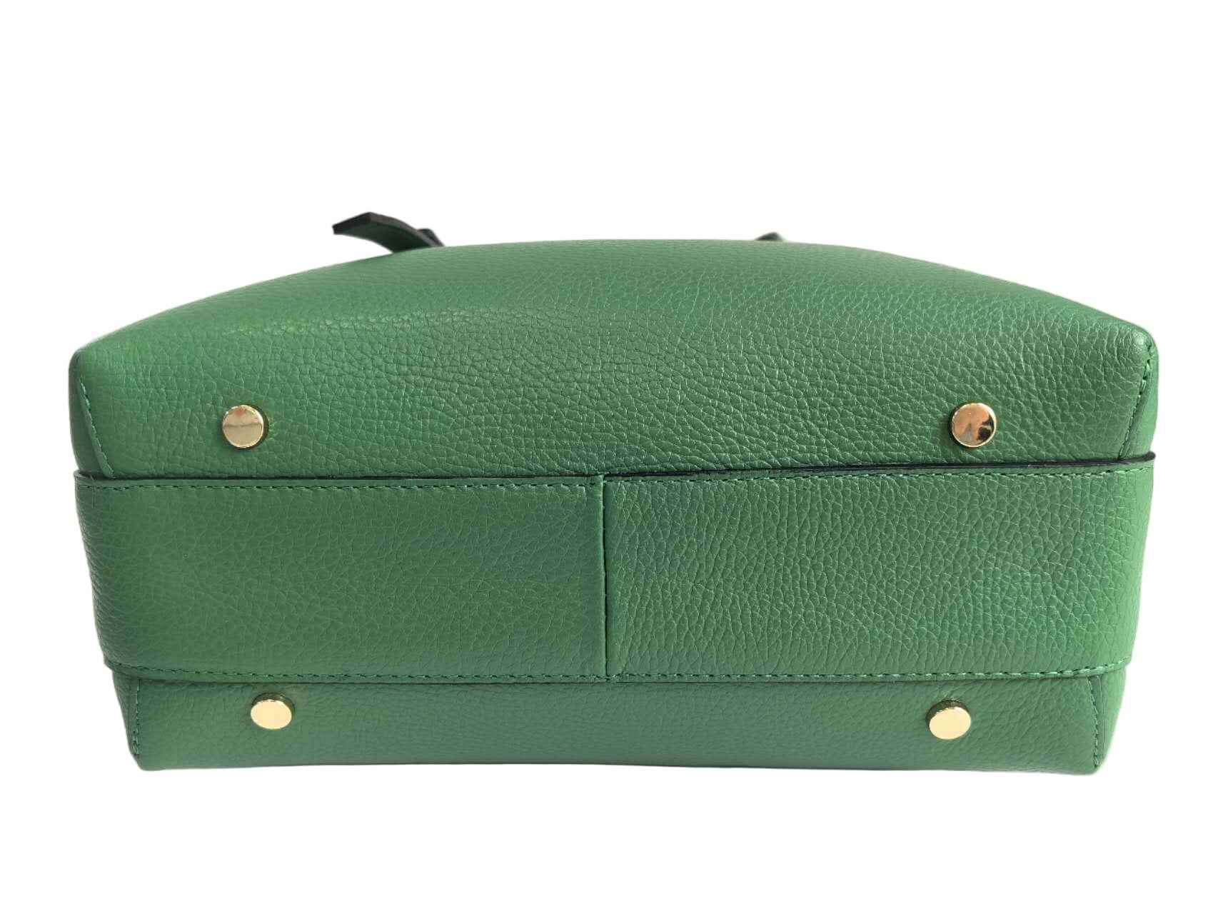 BZNA Bag Latona Grün Leder Italy Damen Handtasche Schultertasche Tasche