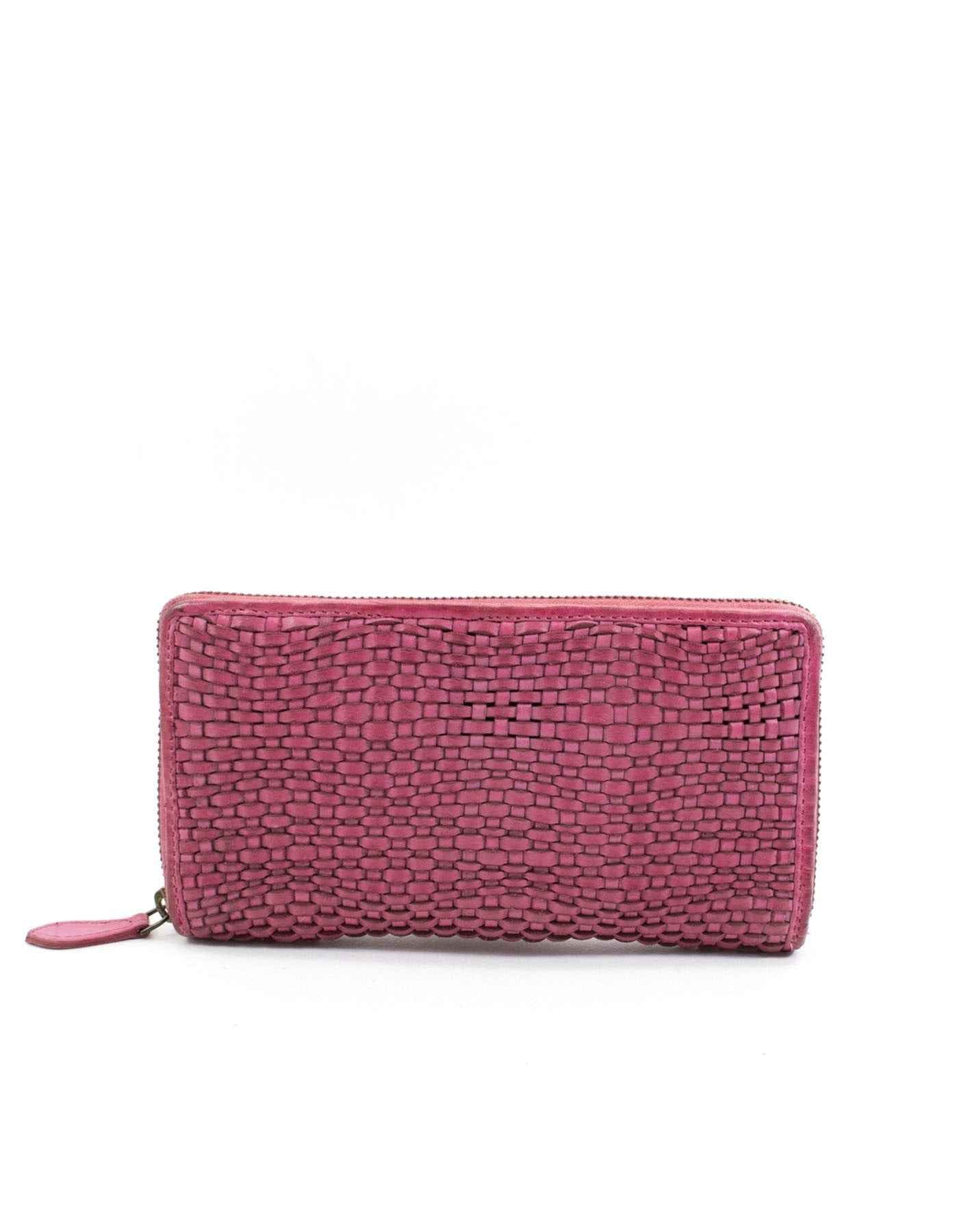 BZNA Berlin Alba Fuxia Wallet Leather Leder Portemonnaie Geldbörse Clutch