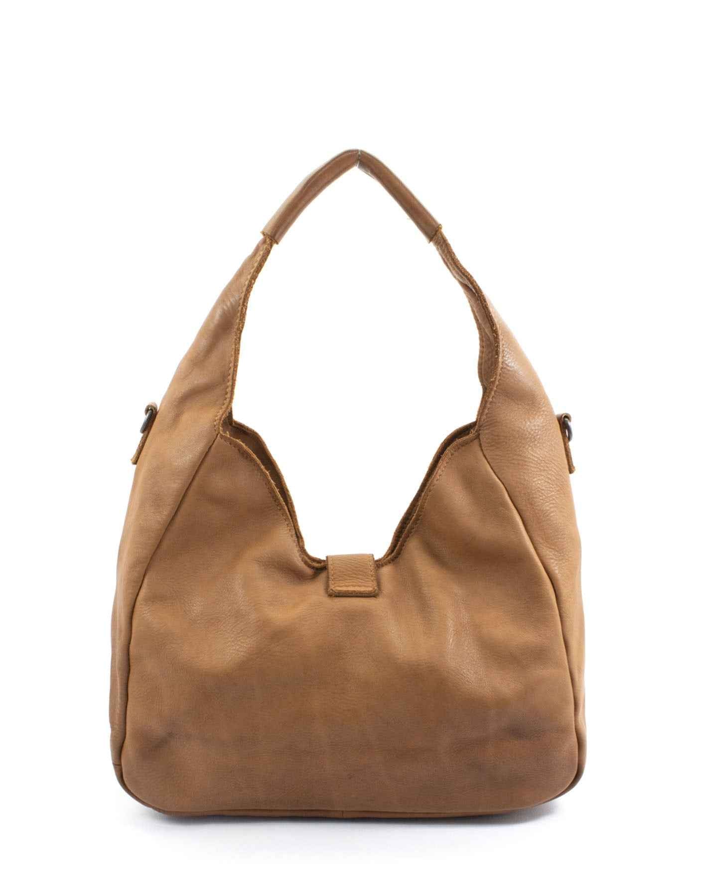 BZNA Bag Dahlia Cognac Italy Designer Damen Handtasche Schultertasche Tasche