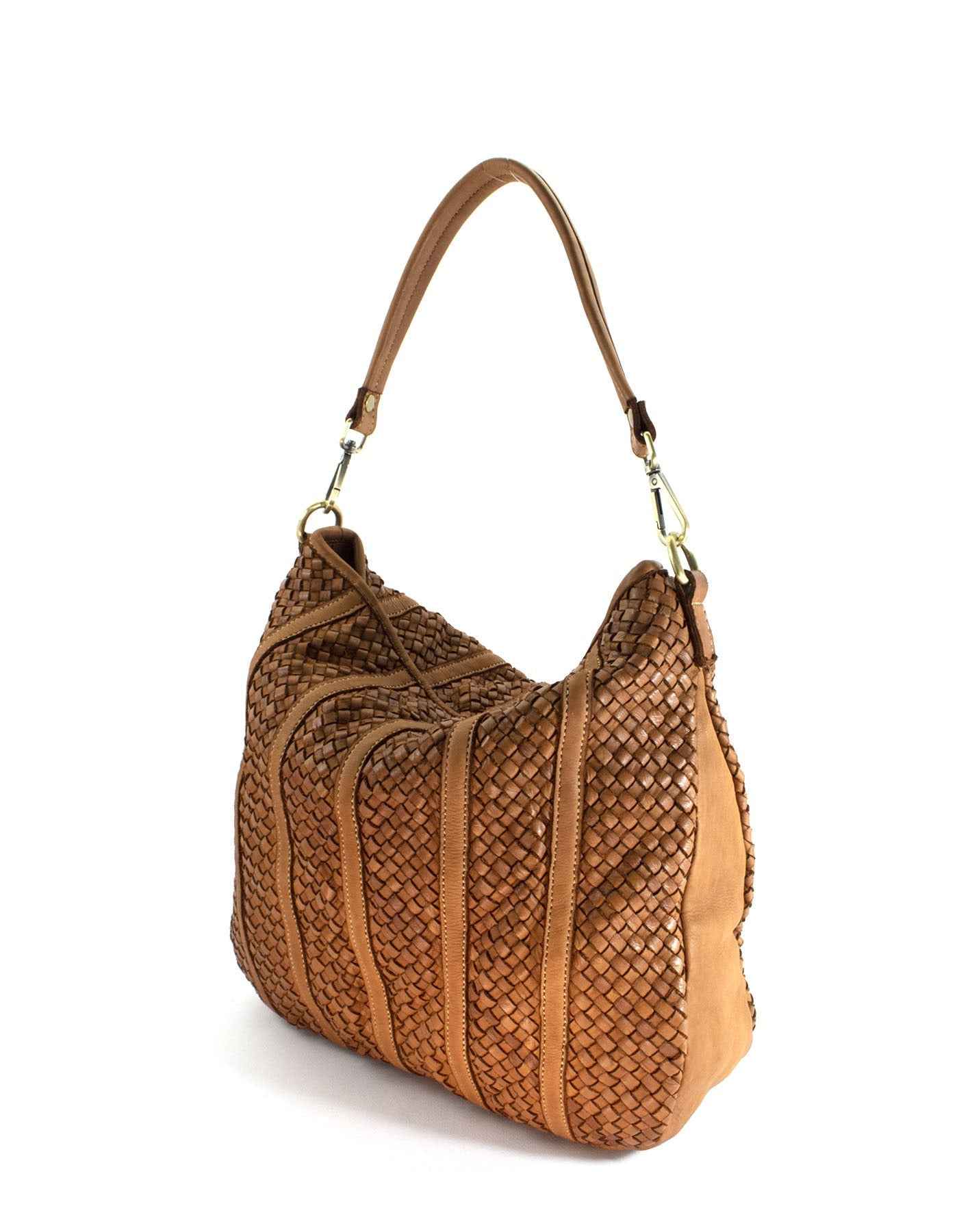 BZNA Bag Nadja Braun Italy Designer Umhängetasche Schultertasche Tasche Leder