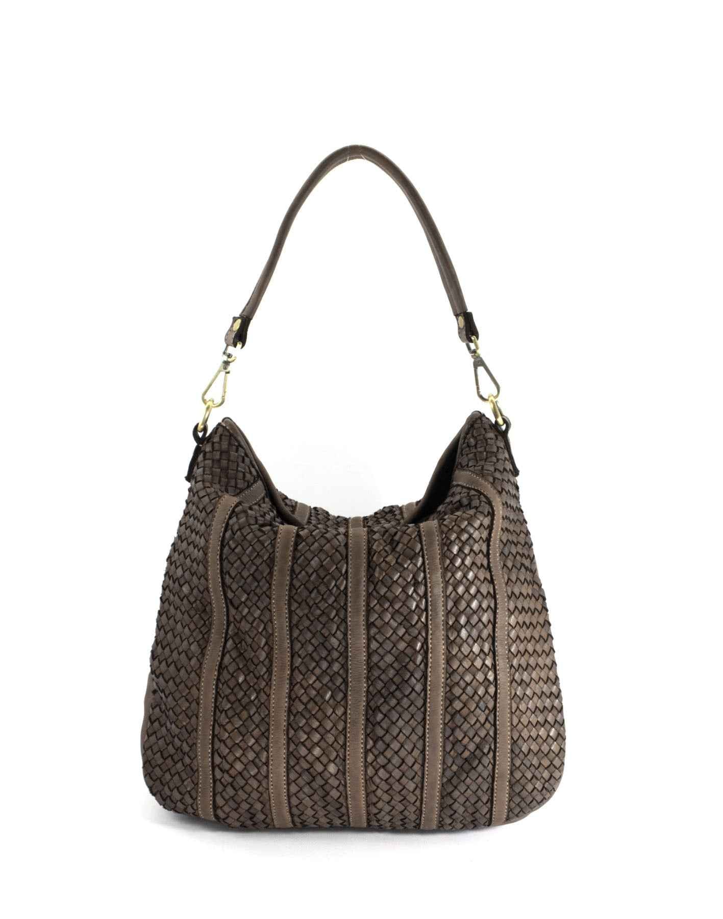 BZNA Bag Nadja Braun Italy Designer Umhängetasche Schultertasche Tasche Leder