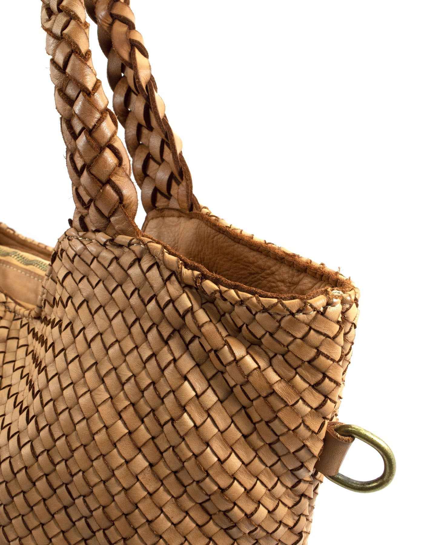 BZNA Bag Yasmin Cognac Italy Damen Shopper Handtasche Schultertasche Tasche Leder