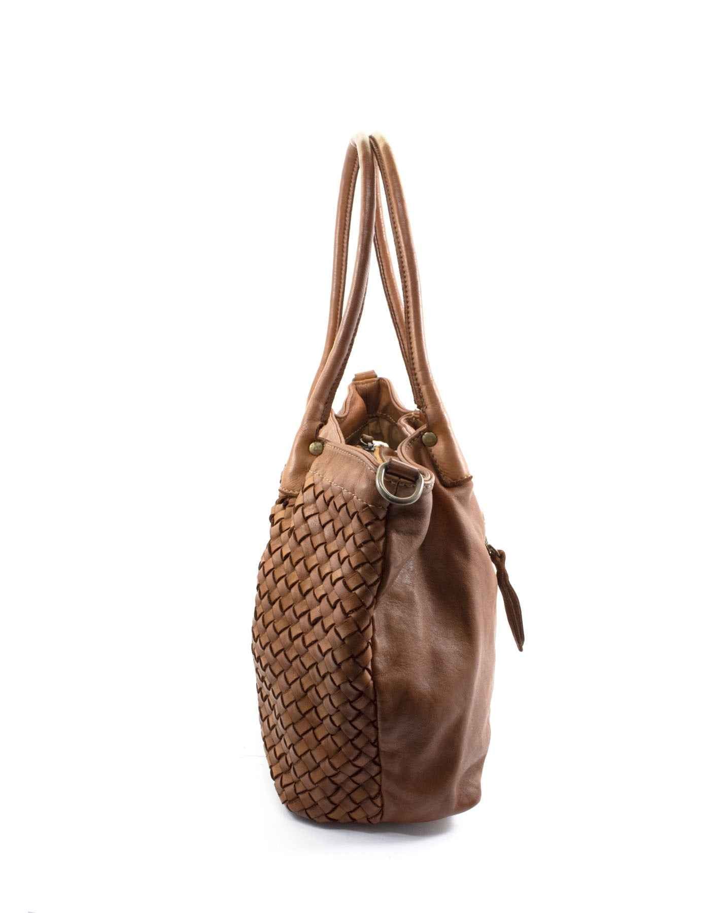 BZNA Bag Lara Schwarz Italy Damen Handtasche Schultertasche Tasche Leder