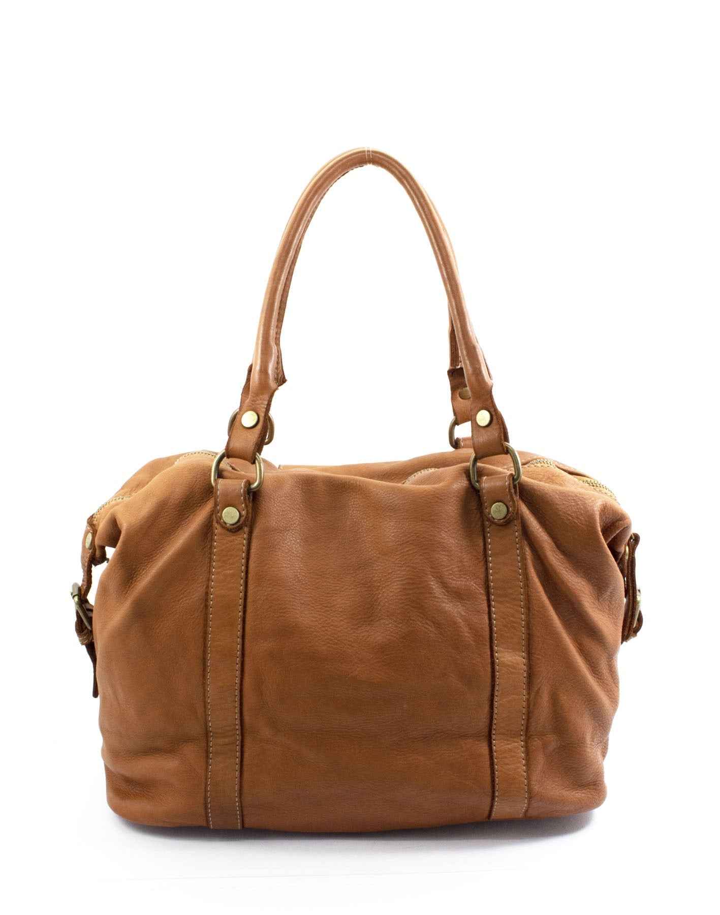 BZNA Bag Samea Braun Tasche Schultertasche Handtasche Designer Leder