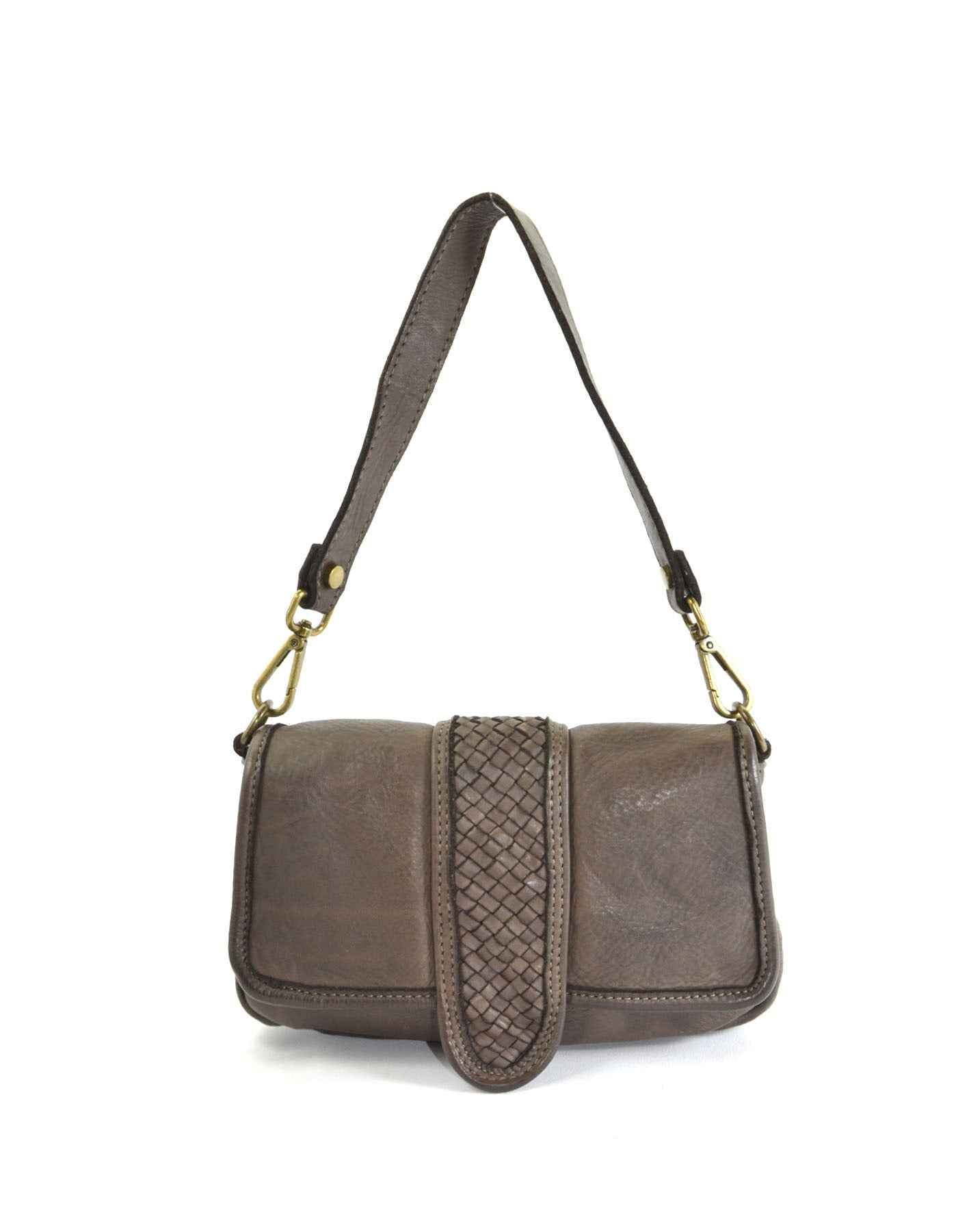 BZNA Bag Radjaka Braun Italy Damen Handtasche Schultertasche Tasche Leder