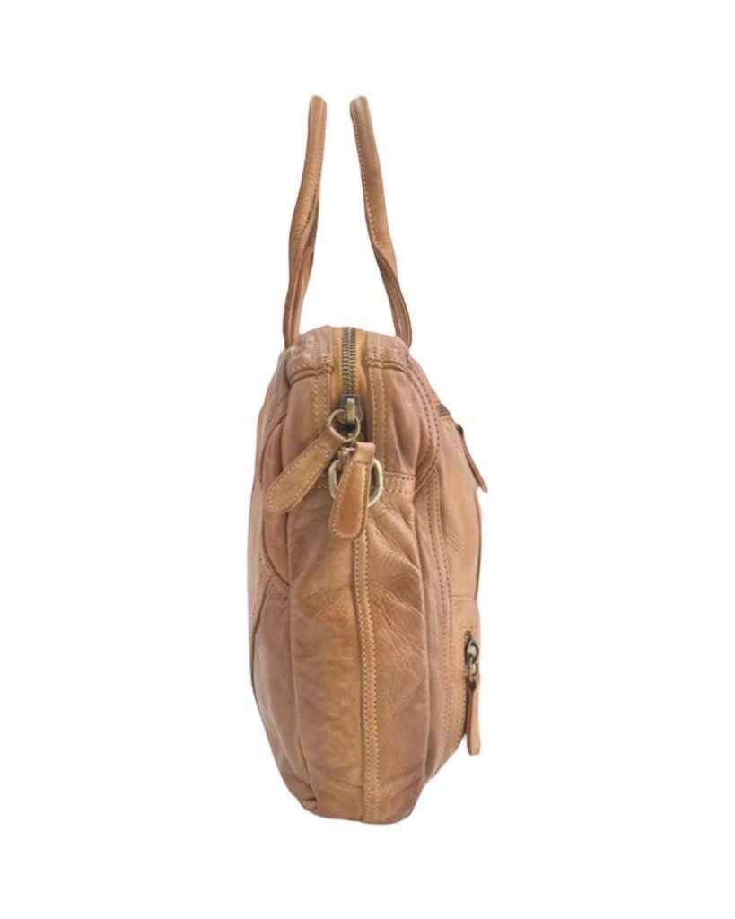 BZNA Bag Simsa Denim Blau Business Aktentasche Designer Ledertasche Schultertasche Unisex
