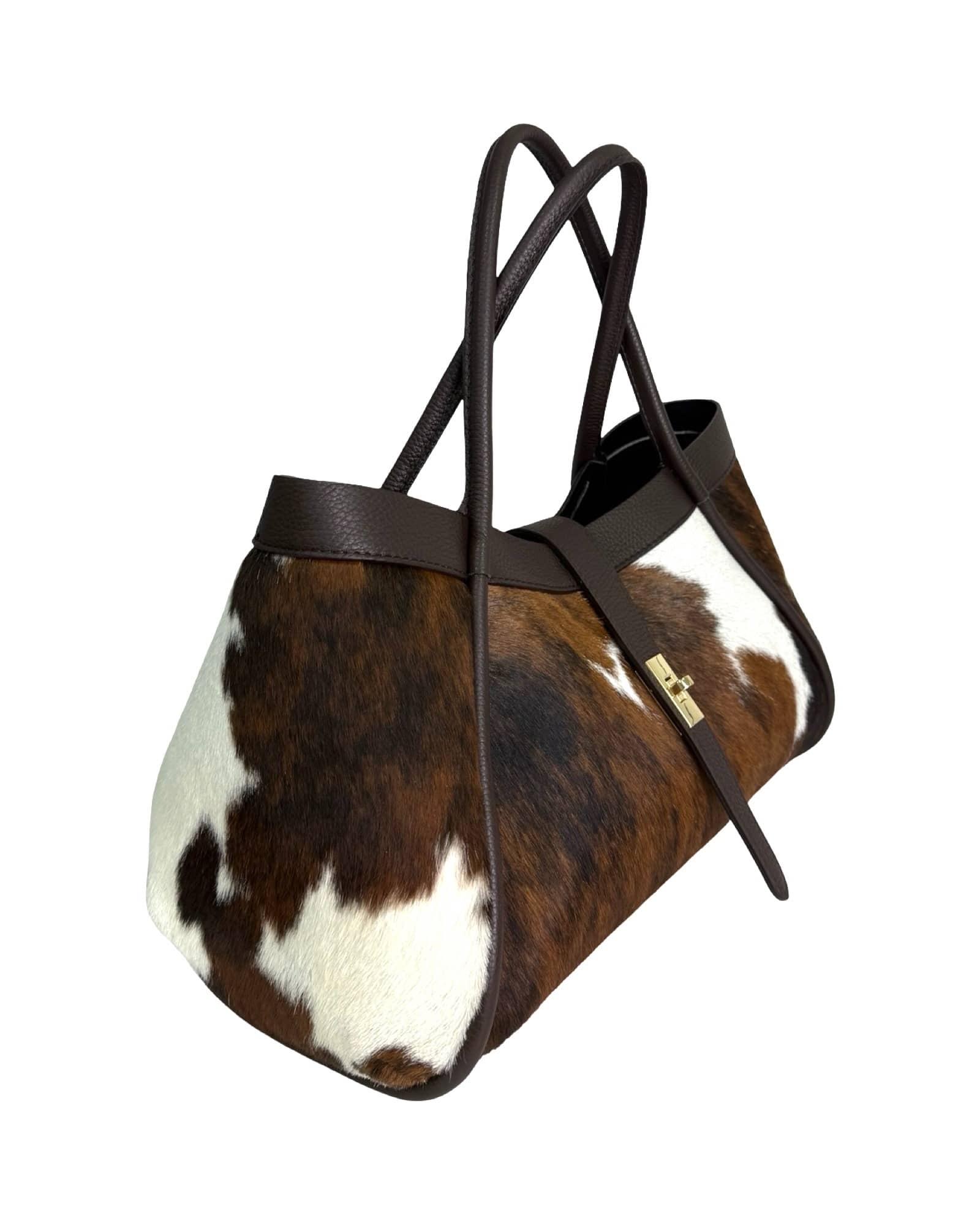 BZNA Bag Gracie Mac. Cucio Cavalino Echtfell Italy Damen Shopper Handtasche Schultertasche Tasche - B Z N A