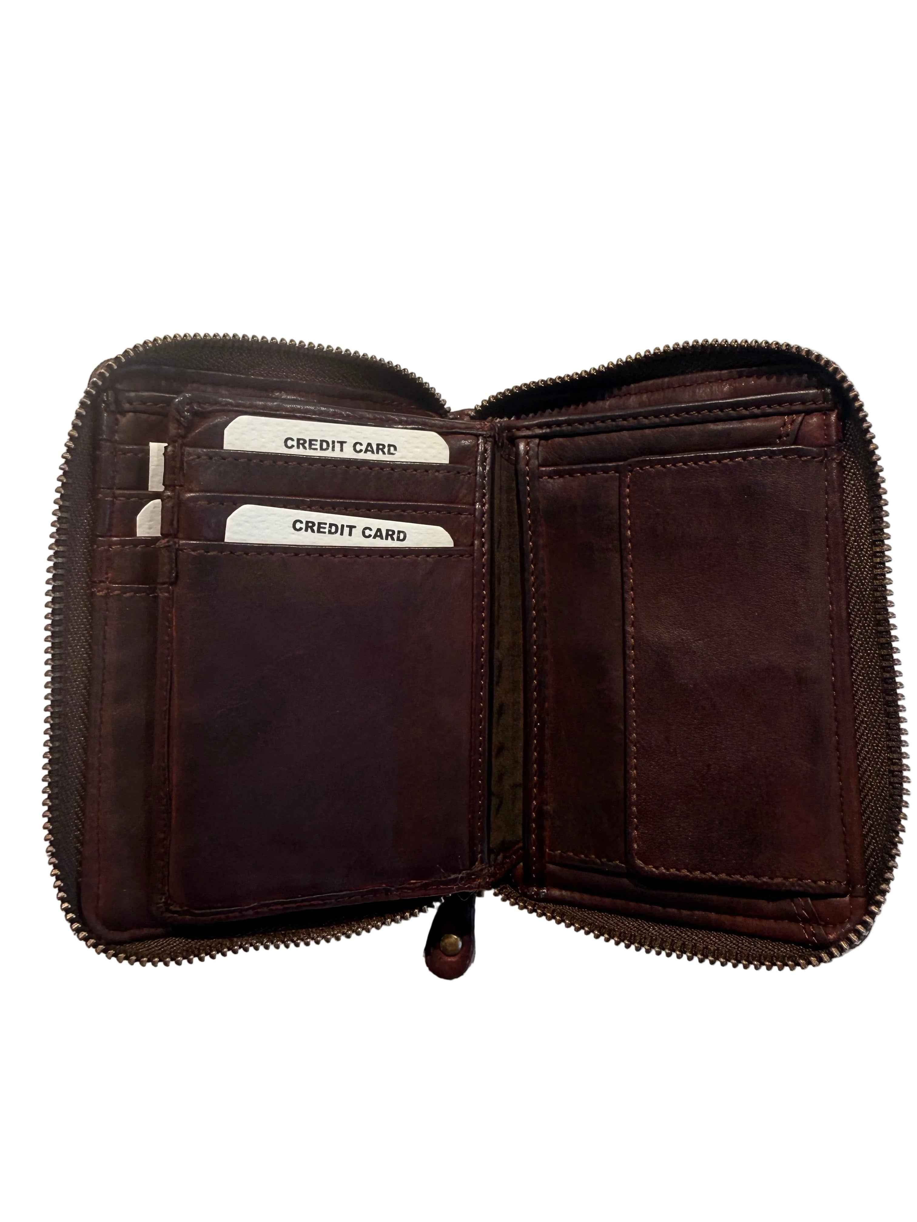 BZNA Berlin Walli221 Wallet Clutch Leather Leder Portemonnaie Geldbörse Neu