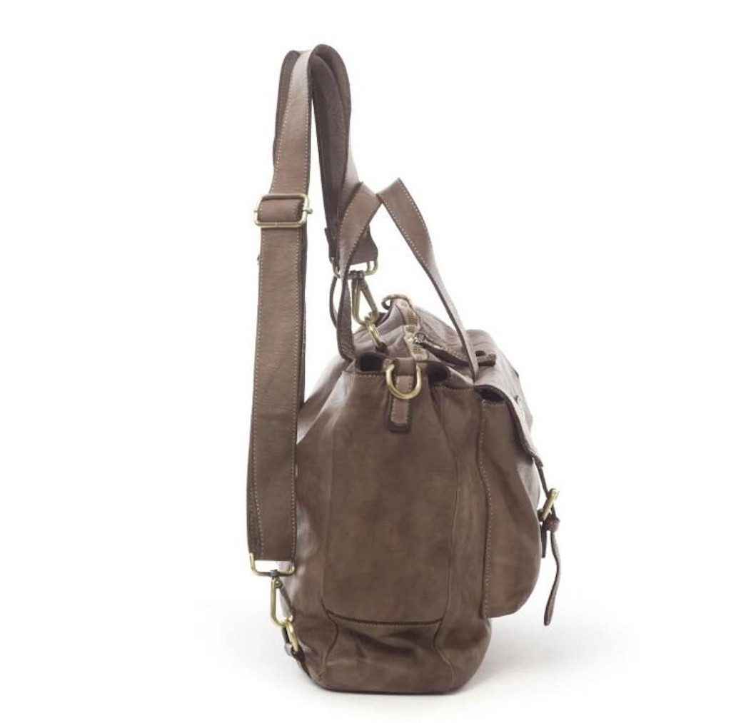 BZNA Bag Rucksack Smilla Braun Backpacker Designer Rucksack Damenhandtasche Schultertasche (Kopie)
