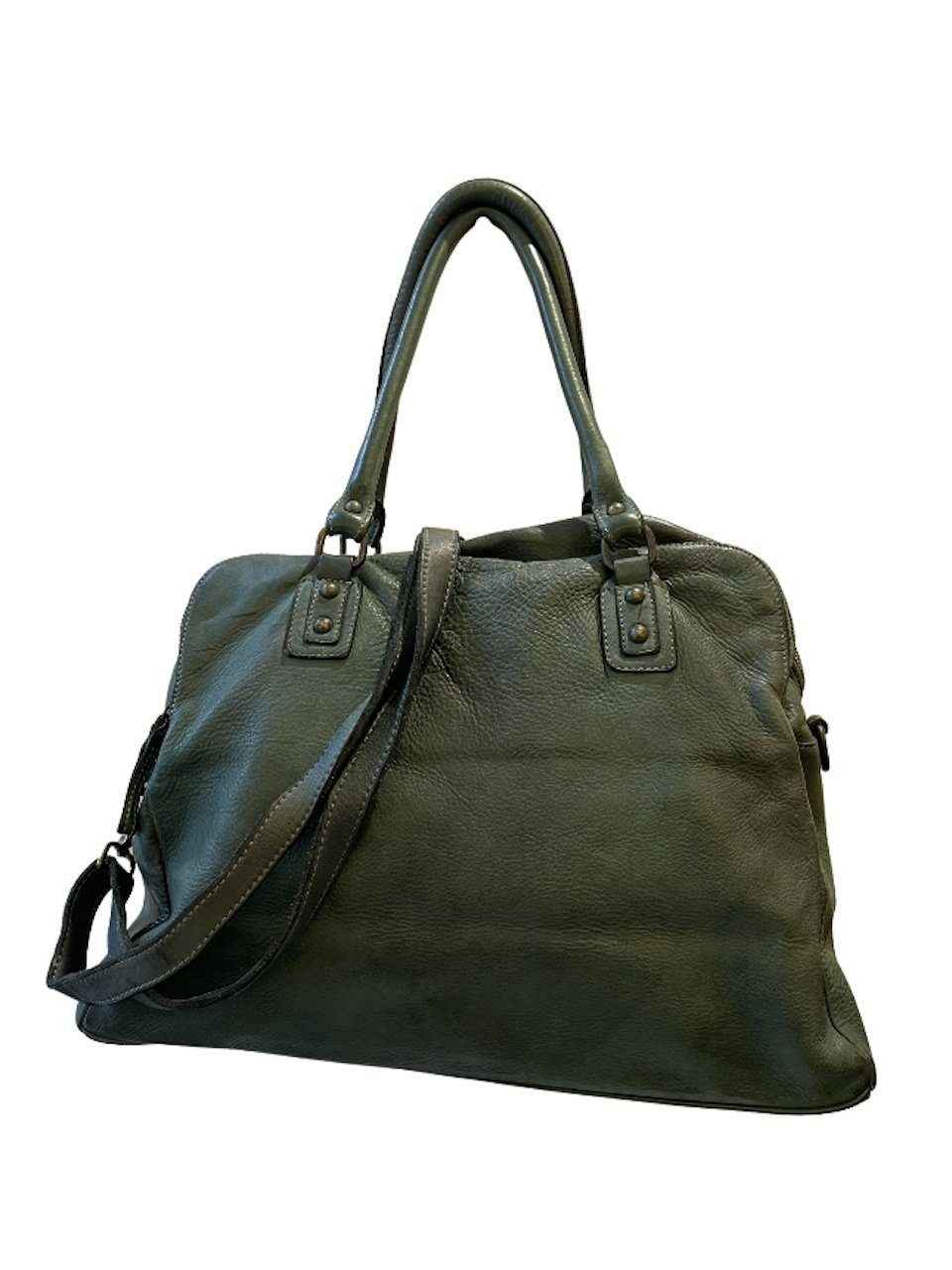 BZNA Bag Lue Grün Italy Designer Messenger Damen Handtasche Schultertasche Shopper
