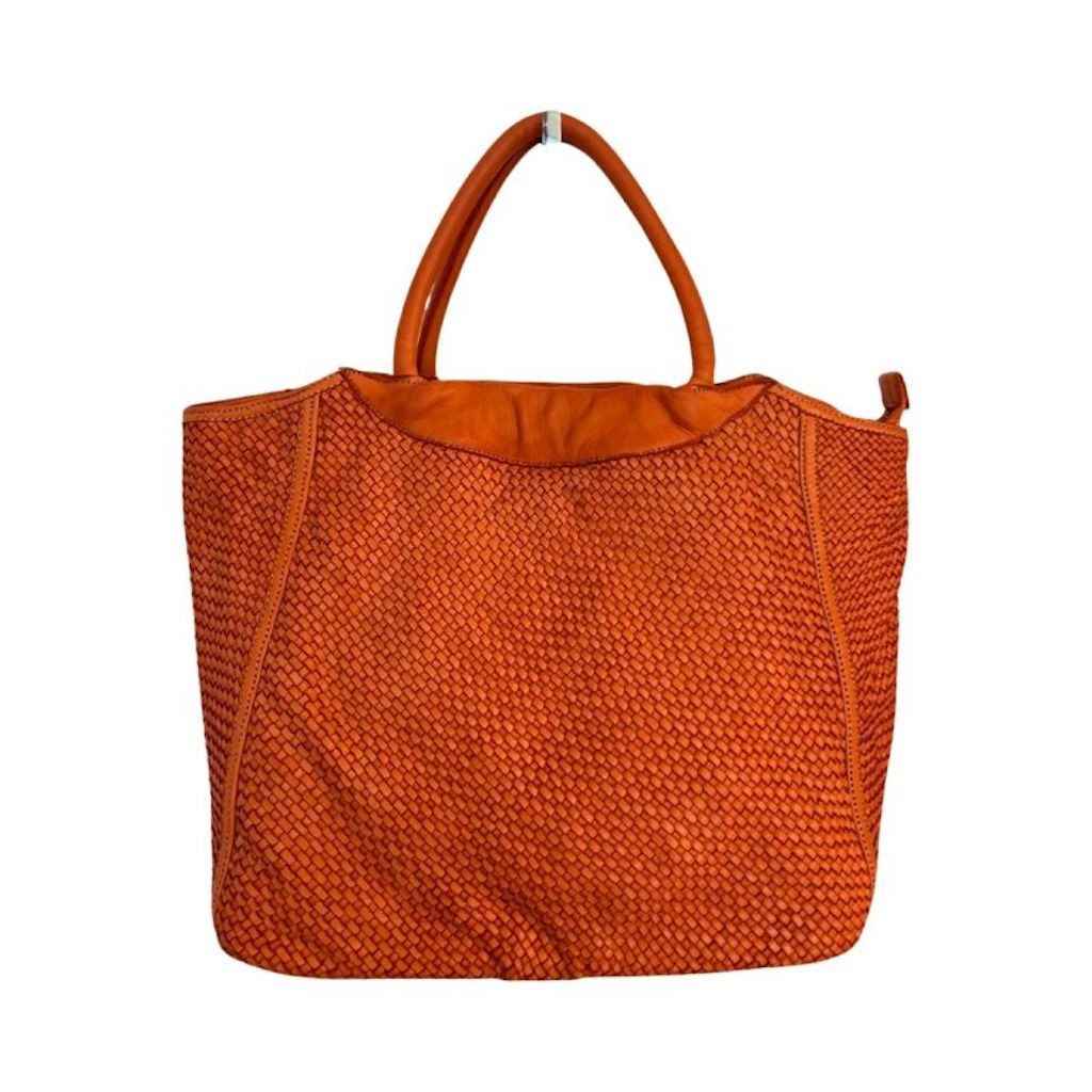 BZNA Bag Madita Orange Italy Designer Damen Handtasche Schultertasche Tasche