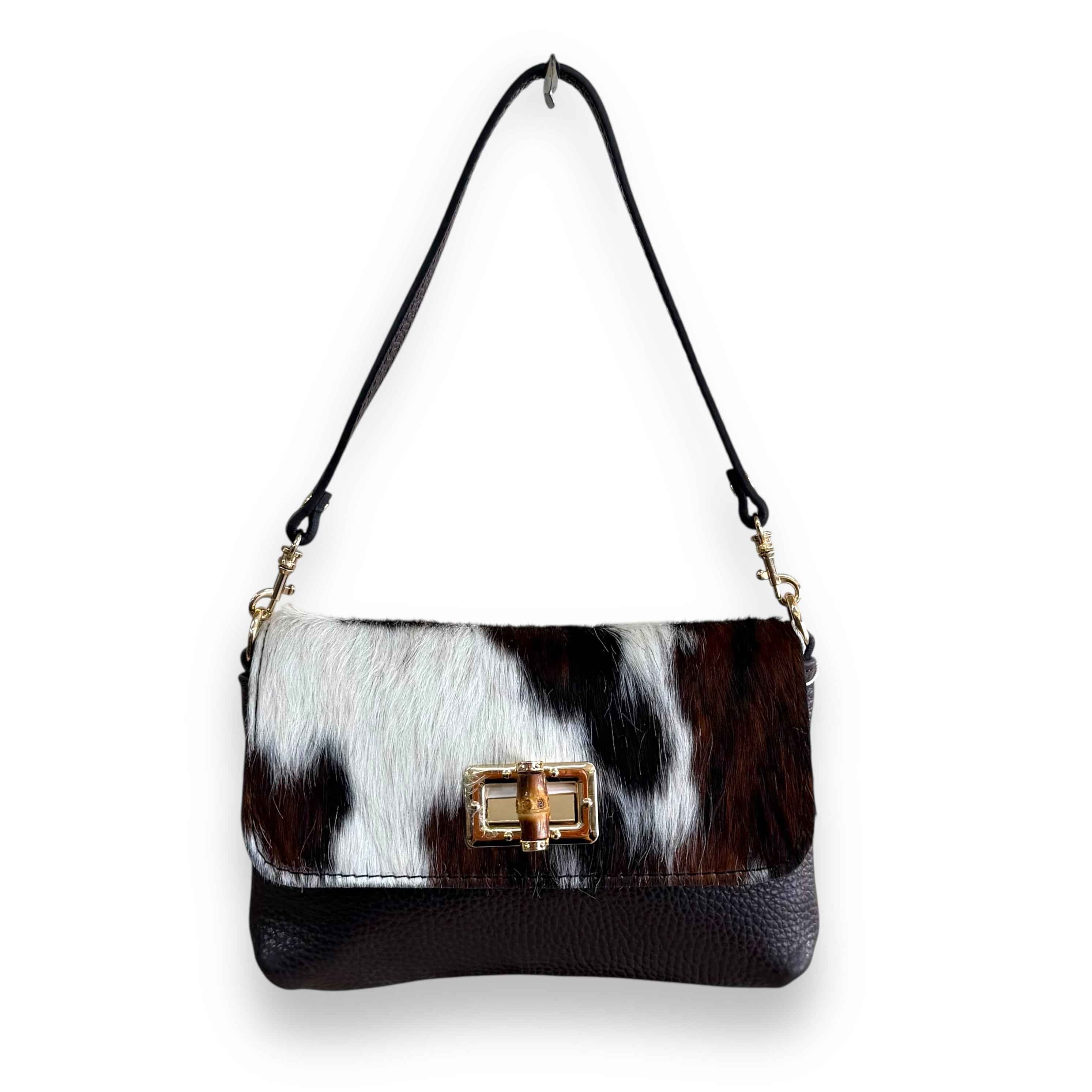 BZNA Bag BO6976 Cavalino Echtfell Italy Damen Shopper Handtasche Schultertasche Tasche