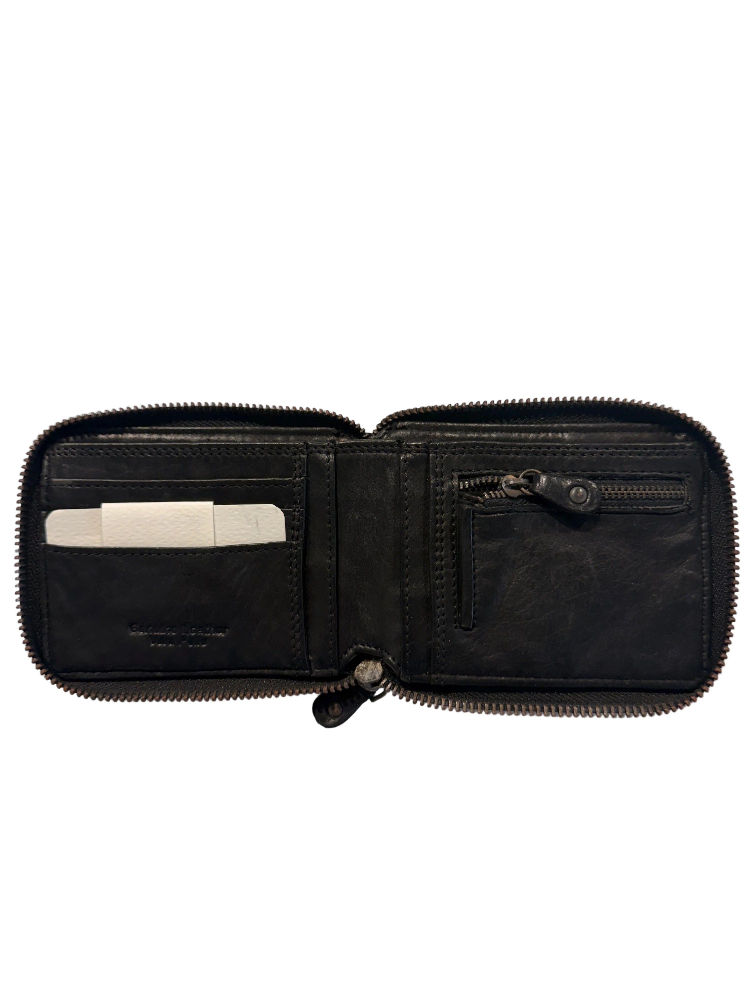 BZNA Berlin Benno872 Wallet Clutch Leather Leder Portemonnaie Geldbörse Neu - B Z N A