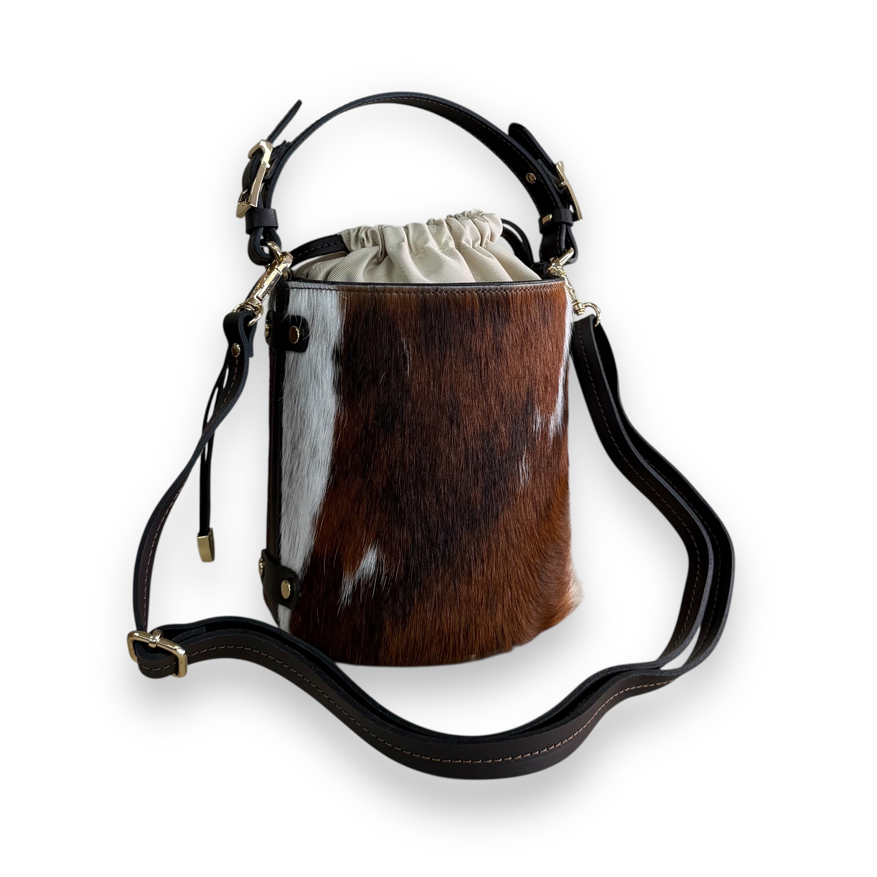 BZNA Bag BO6978 Cavalino Echtfell Italy Damen Shopper Handtasche Schultertasche Tasche - B Z N A