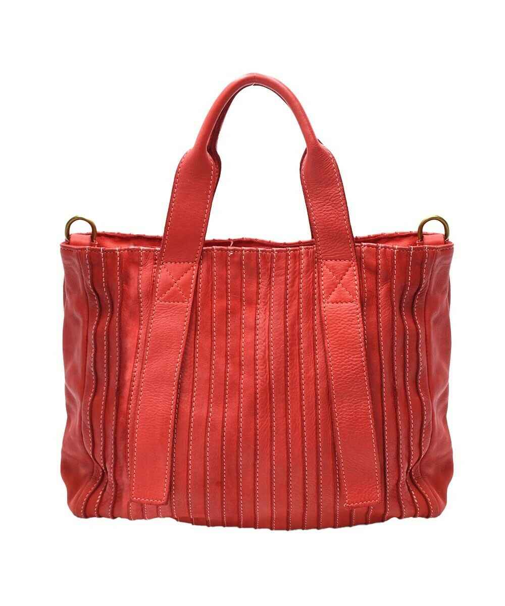 BZNA Bag Stine Rot Italy Designer Damen Handtasche Schultertasche Tasche