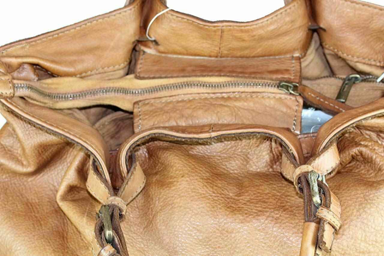 BZNA Bag Rina Weinrot Lederfarben Designer Damen Handtasche Schultertasche