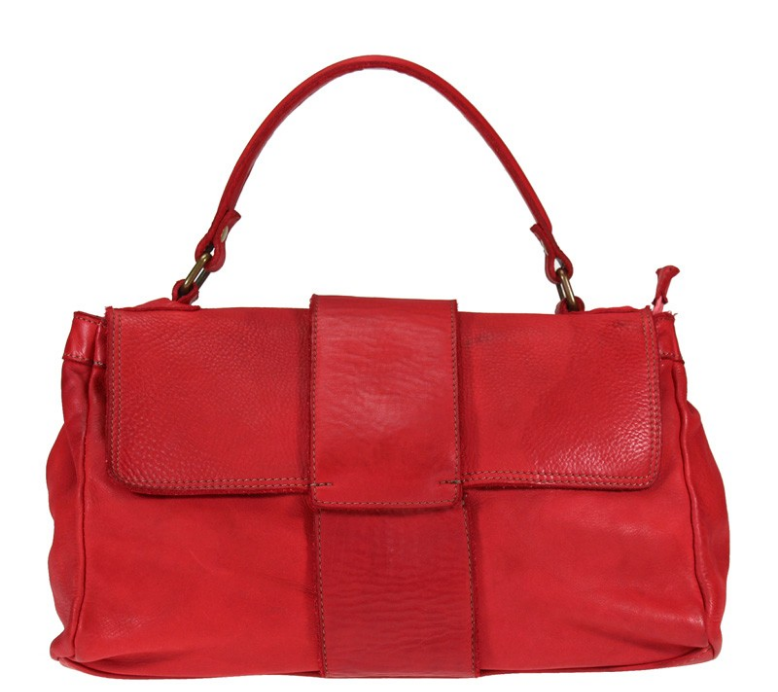 BZNA Bag Santa Rot Italy Designer Damen Handtasche Ledertasche Schultertasche