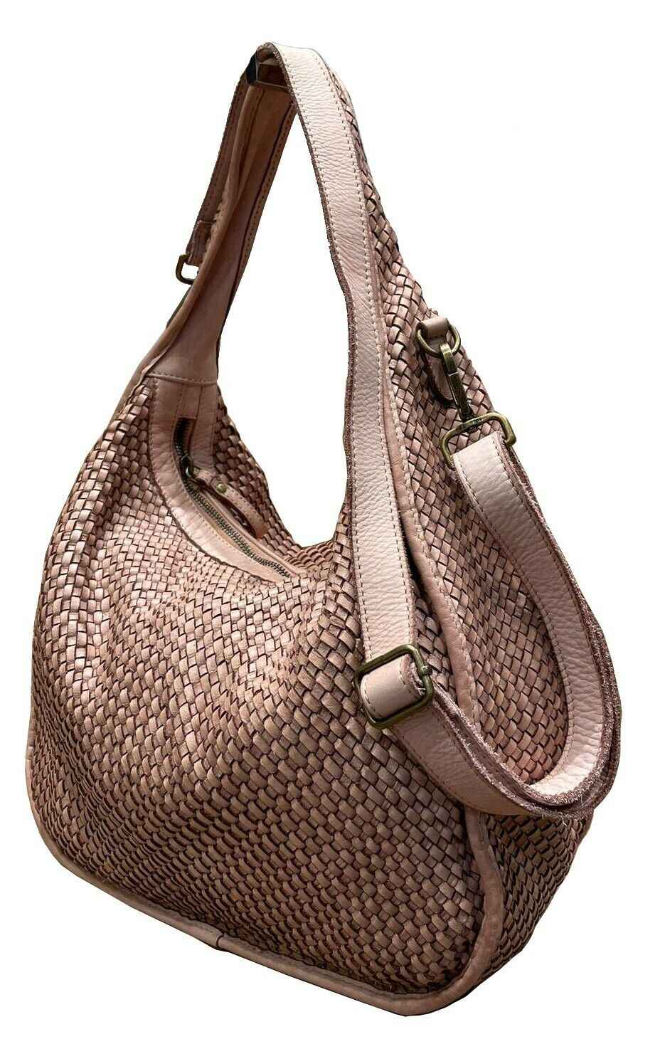 BZNA Bag Sanna Blau Italy Designer Damen Handtasche Schultertasche Tasche