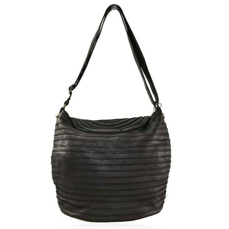 BZNA Bag Hazel Gelb Italy Designer Beutel Umhängetasche Damen Handtasche Leder