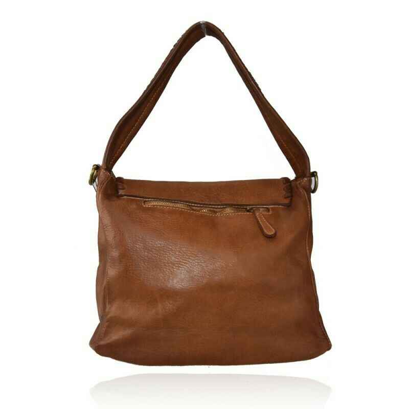 BZNA Bag Karina Gelb Italy Designer Messenger Damen Handtasche Schultertasche