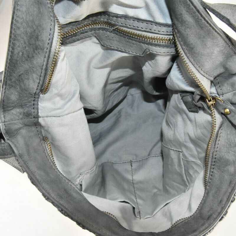 BZNA Berlin Xari Gelb  Backpacker Rucksack Schultertasche Beutel Bag Leder