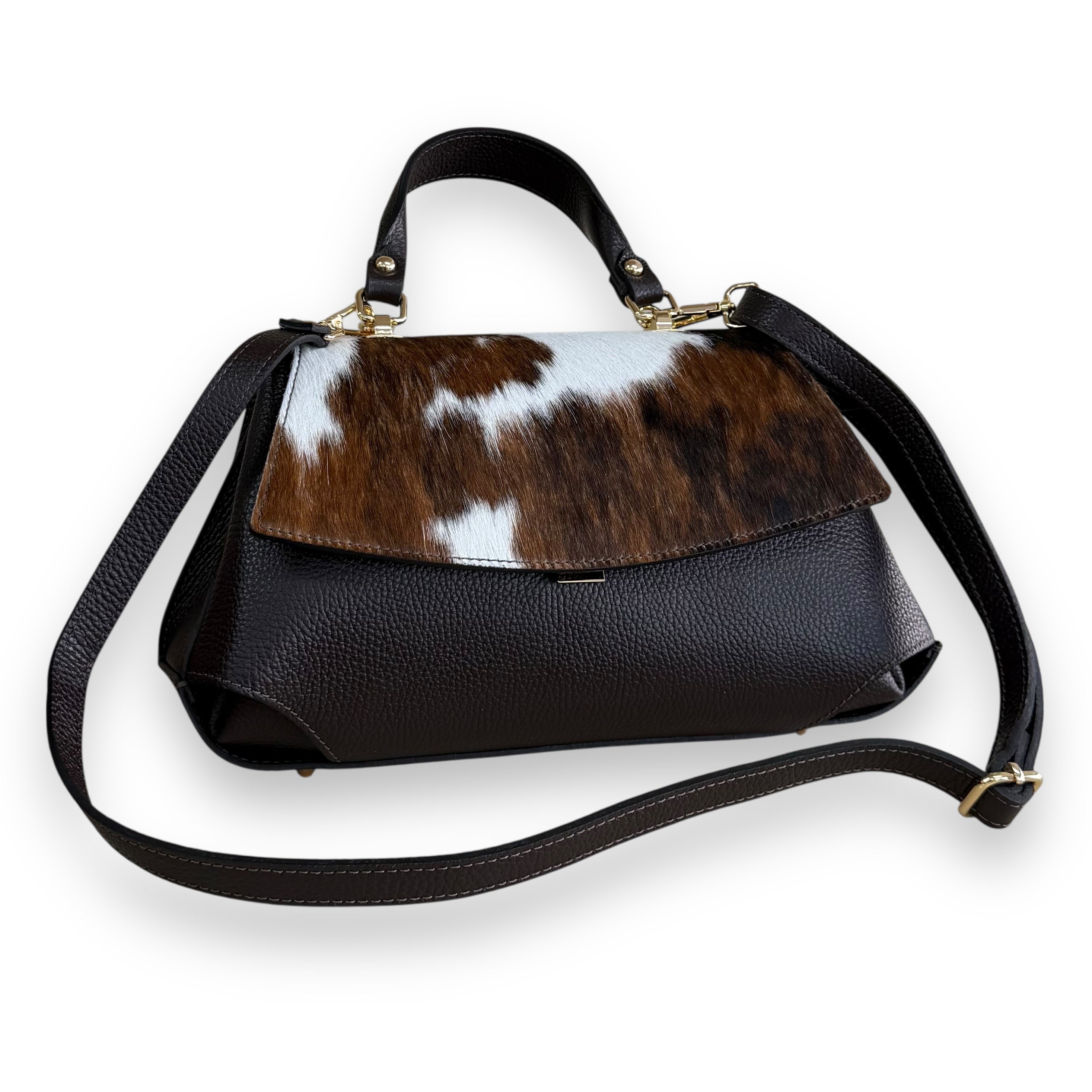 BZNA Bag BO6990 Cavalino Echtfell Italy Damen Shopper Handtasche Schultertasche Tasche - B Z N A