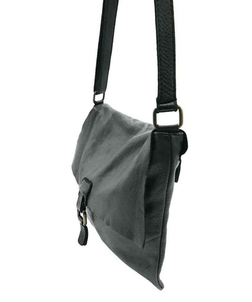 BZNA Bag Pina Schwarz Italy Designer Messenger Damen Handtasche Schultertasche